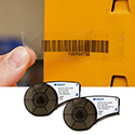 Étiquettes en polyester transparent polyvalentes pour environnements extrêmes avec ruban encreur pour étiqueteuses M210, M211 et BMP21-PLUS
