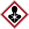 Simbolo GHS –  GHS08 - Pericolo per le vie respiratorie
