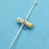 Mod. Ademark-Träger mit 1 Kabelbinder, 10 x 28 2