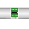 Roll form linerless Pipe Markers, without pictograms - Water