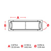 PermaSleeve hittekrimpende labels voor draden en kabels, diameter van 2,38 mm, bulk, voor BMP61 BMP71 M611 5