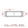 76 mm Core PermaSleeve Heatex Polyolefin 12 to 8 Gauge Wire Marking Sleeves 4