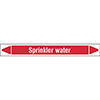 Sprinkler Water Linerless Pipe Markers on a Roll