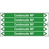 Condensate MP Pipe Markers on a Card