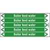 Boiler Feed Water Pipe Markers on a Card