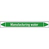 Manufacturing Water Linerless Pipe Markers on a Roll