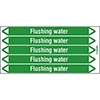 Flushing Water Pipe Markers on a Card