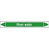 River Water Linerless Pipe Markers on a Roll