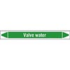 Valve Water Linerless Pipe Markers on a Roll