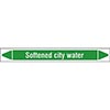 Softened City Water Linerless Pipe Markers on a Roll