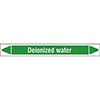 Deionized Water Linerless Pipe Markers on a Roll