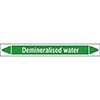 Demineralised Water Linerless Pipe Markers on a Roll