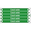 Canal Water Pipe Markers on a Card