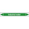 Industrial Water Linerless Pipe Markers on a Roll