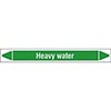 Heavy Water Linerless Pipe Markers on a Roll