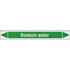 Osmosis Water Linerless Pipe Markers on a Roll