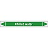 Chilled Water Linerless Pipe Markers on a Roll