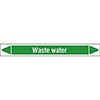 Waste Water Linerless Pipe Markers on a Roll