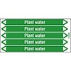 Plant Water Pipe Markers on a Card