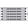 Low Pressure Steam Pipe Markers on a Card