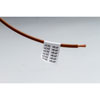 Étiquettes en tissu vinyle repositionnables pour fils et câbles pour étiqueteuses IDXpert et LABXPERT 5
