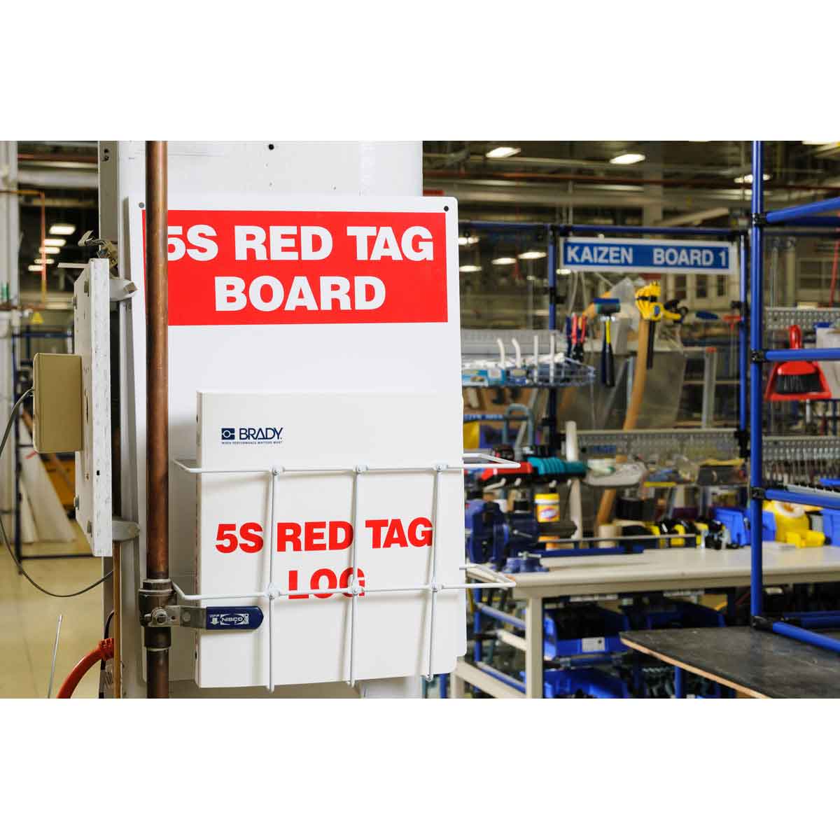 5S Red Tag Log Binder - Brady Part: 122052 | Brady | BradyID.com