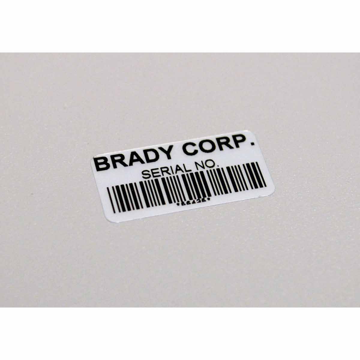 B30 Series Metallized Polyester Labels - Brady Part: B30C-4000-565-SL ...