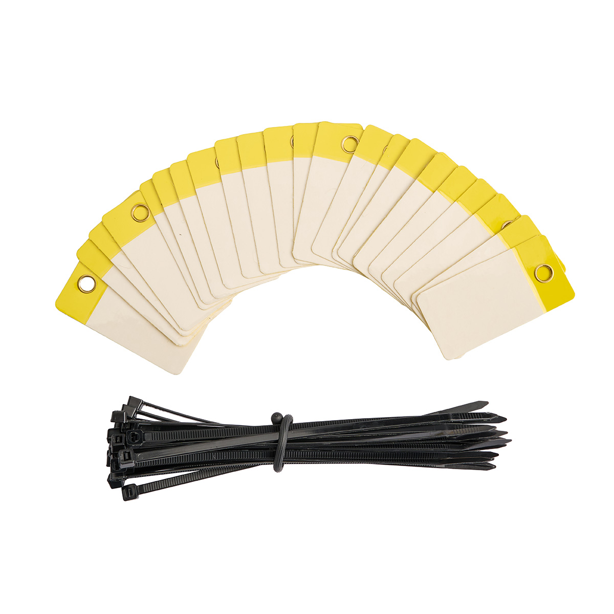101974 Self Lam Tags 3in H x 1.5in W YL 25/PK