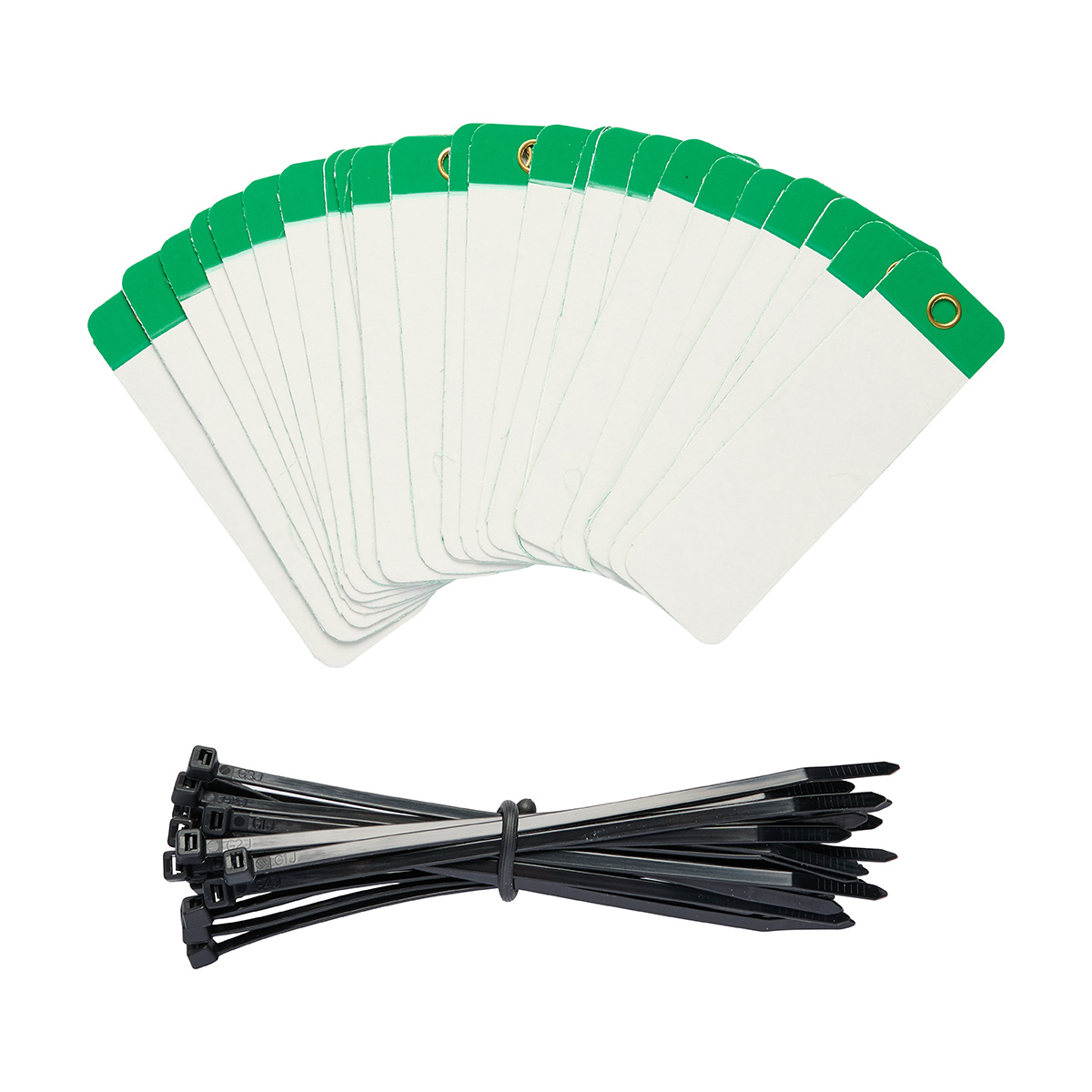 101982 Self Lam Tags 5in H x 1.5in W GN 25/PK