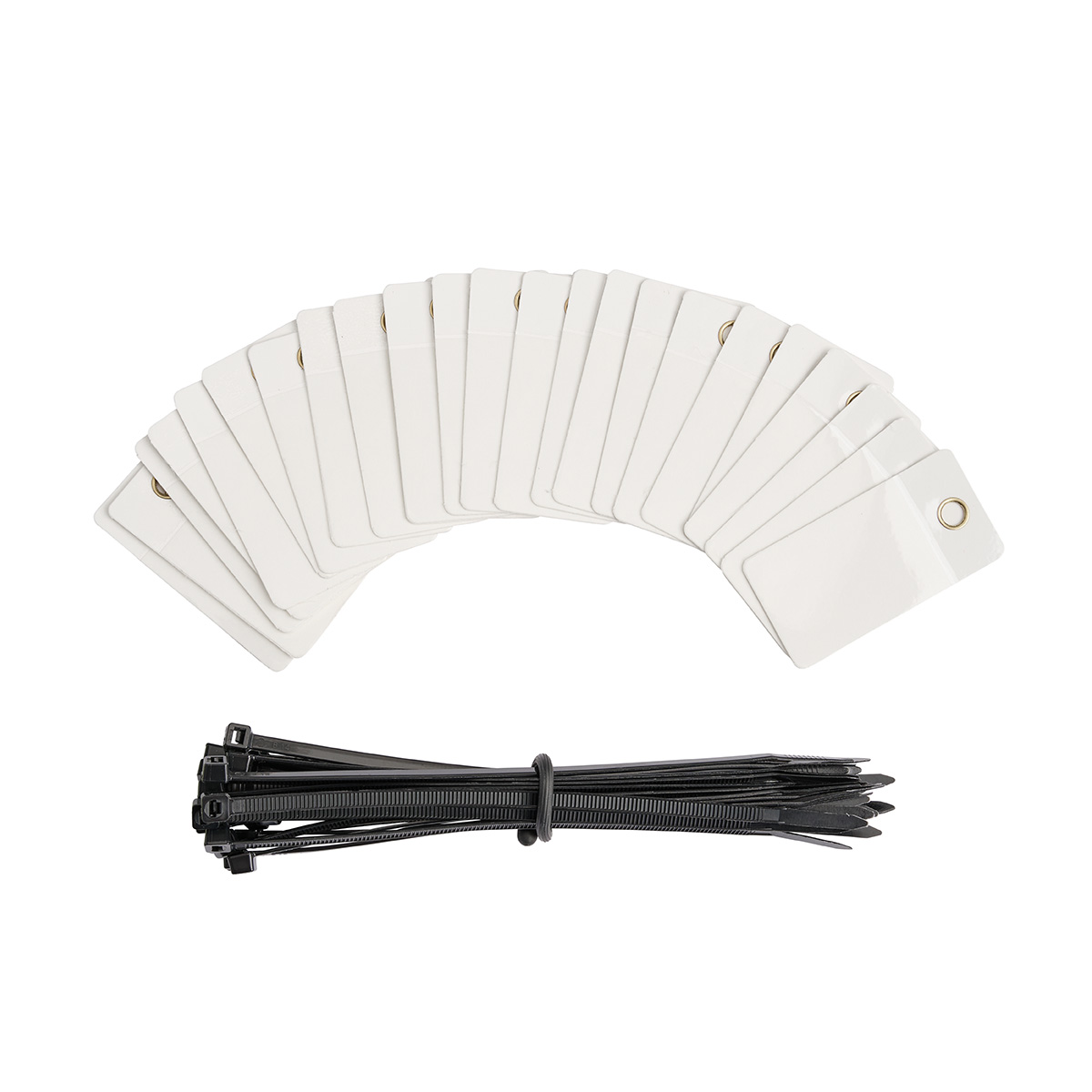 101997 Self Lam Tags 4in H x 2in W White 25/PK