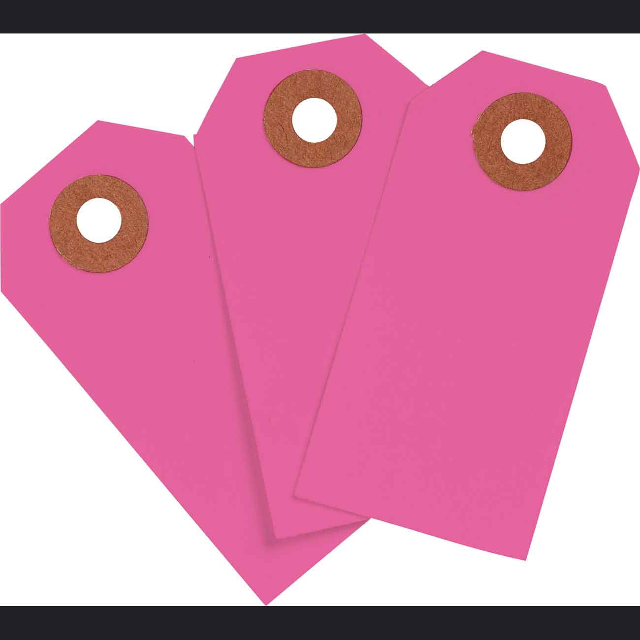 102056 Blank WO Tag 2.75" H x 1.375" W Fluor PK
