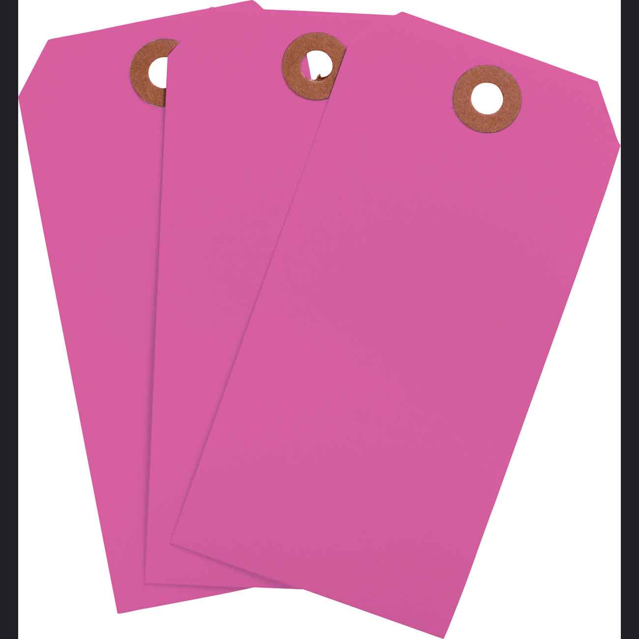 Brady Part: 102123 | Blank Heavy Duty Fluorescent Pink Tags