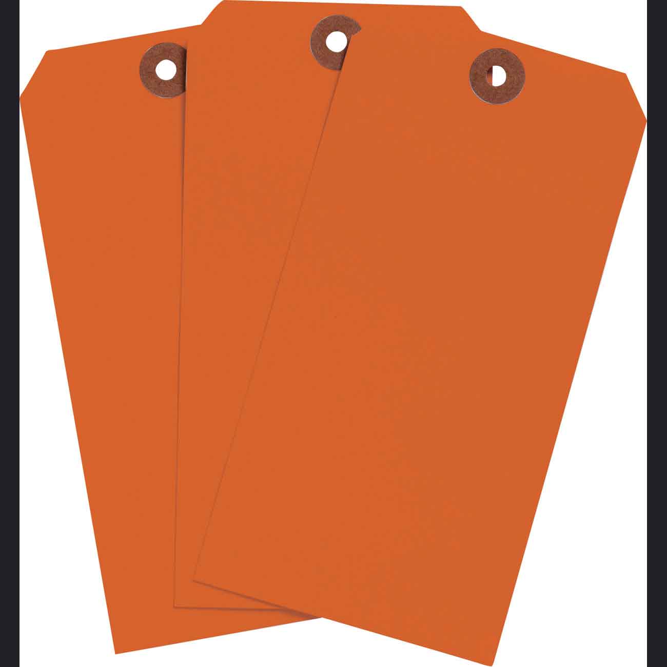 102086 Blank WO Tag 5.75" H x 2.875" W Fluor RD