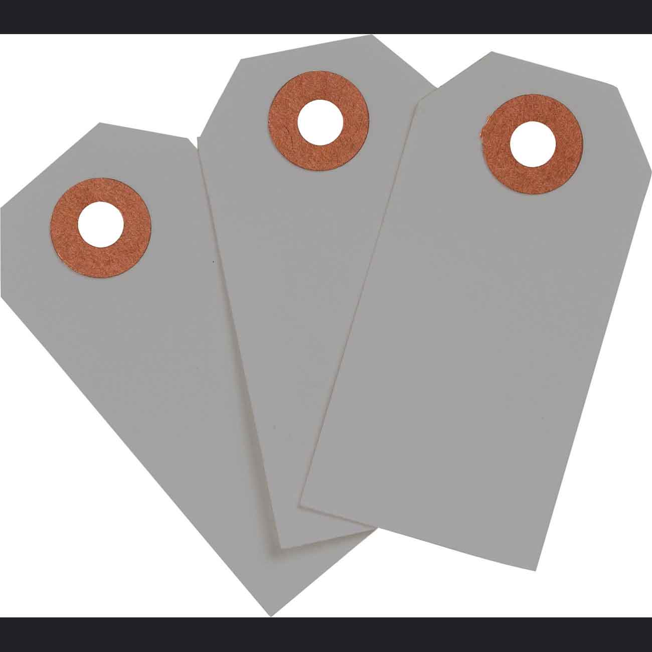 102106 Blank WO Tags 3.75" H x 1.875" W Gray