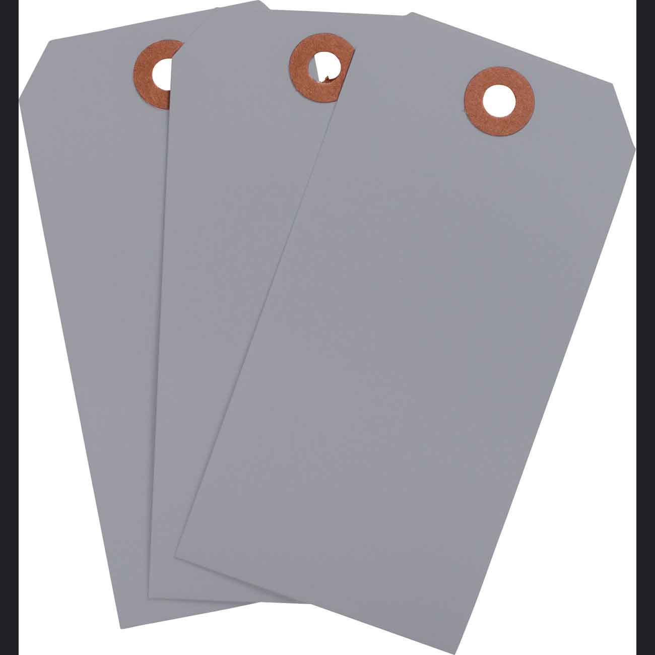 102108 Blank WO Tags 4.75" H x 2.375" W Gray