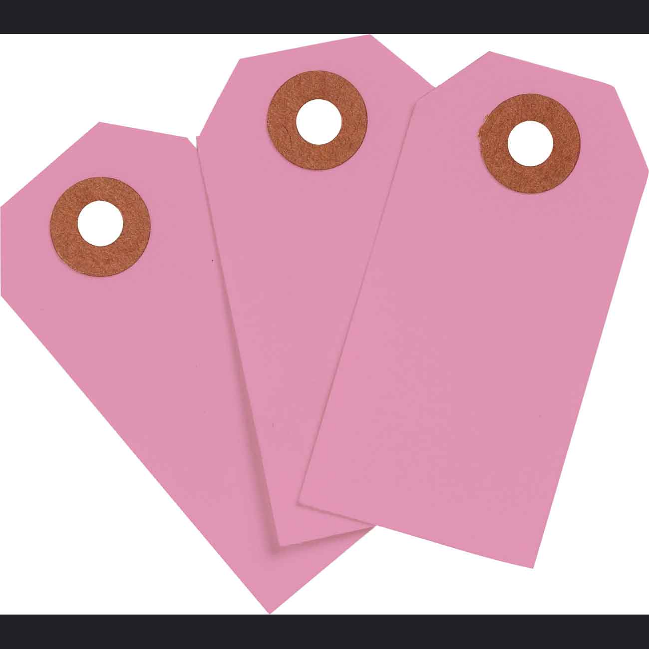 102122 Blank WO Tags 3.75" H x 1.875" W Pink