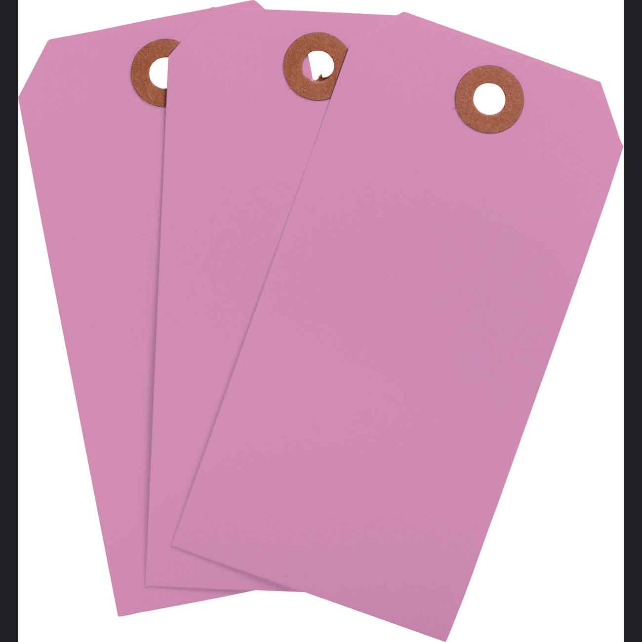 102123 Blank WO Tags 4.25" H x 2.125" W Pink