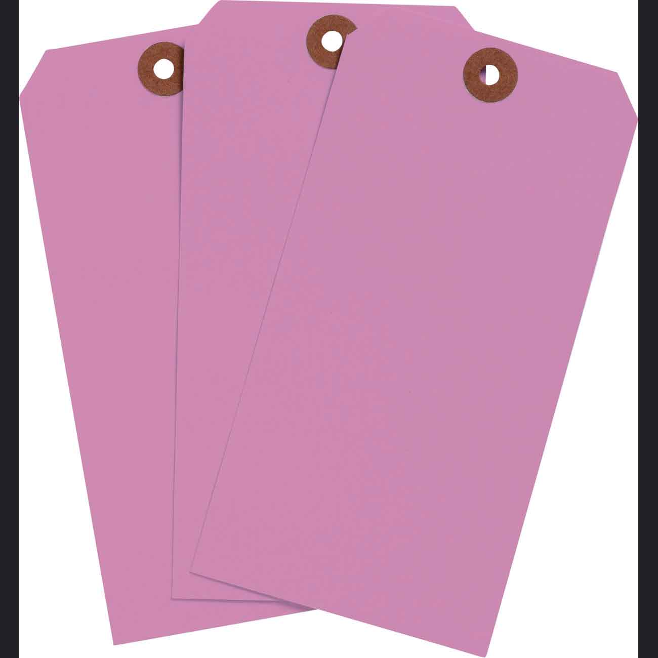 102125 Blank WO Tags 5.25" H x 2.625" W Pink