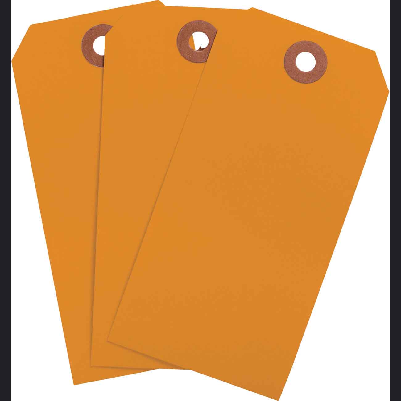 102132 Blank WO Tags 4.75" H x 2.375" W Orange