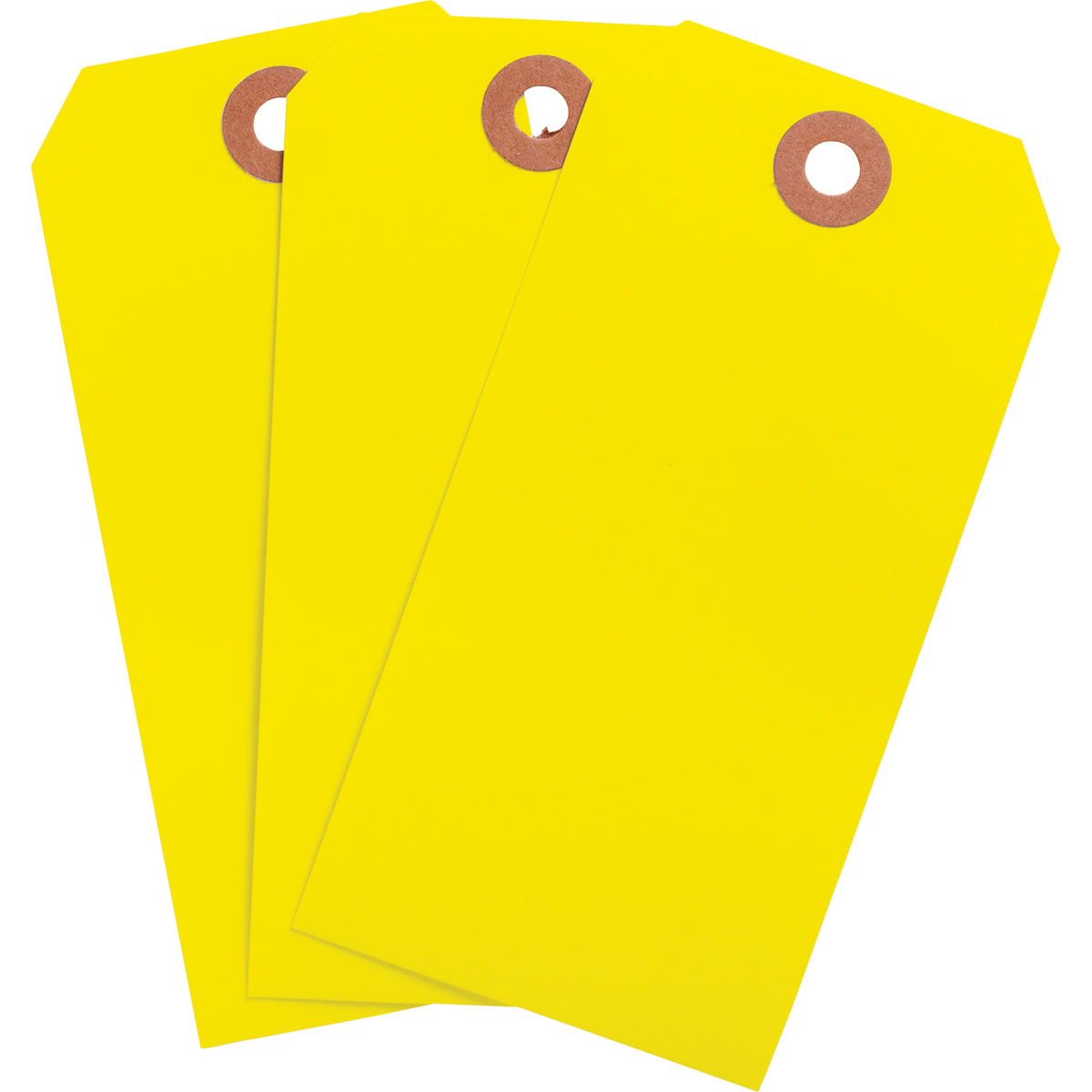102140 Blank WO Tags 4.75" H x 2.375" W Yellow