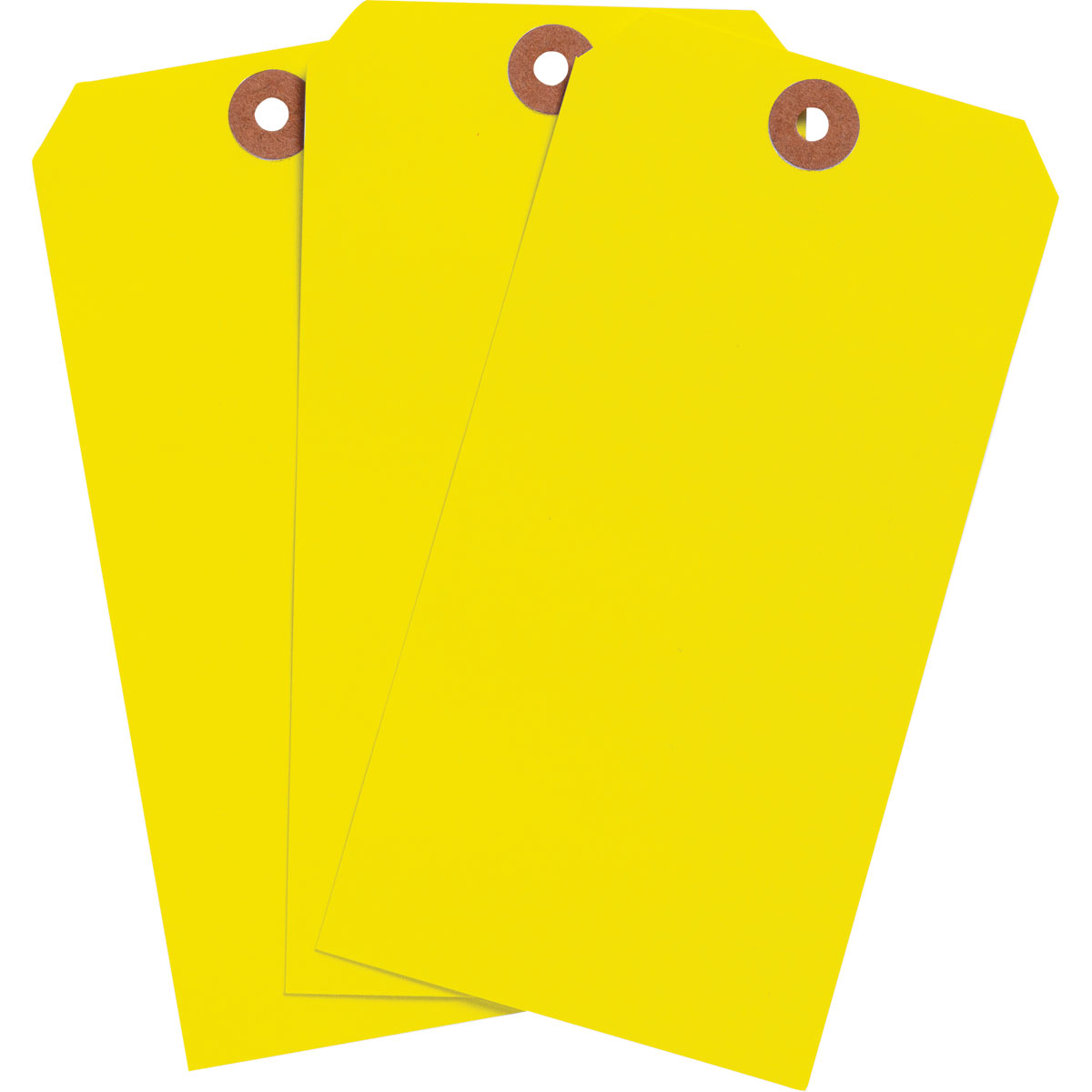 102142 Blank WO Tags 5.75" H x 2.875" W Yellow
