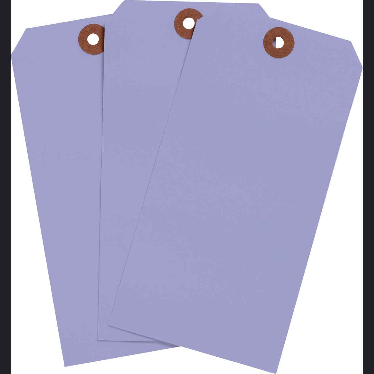102158 Blank WO Tags 5.75" H x 2.875" W Lav