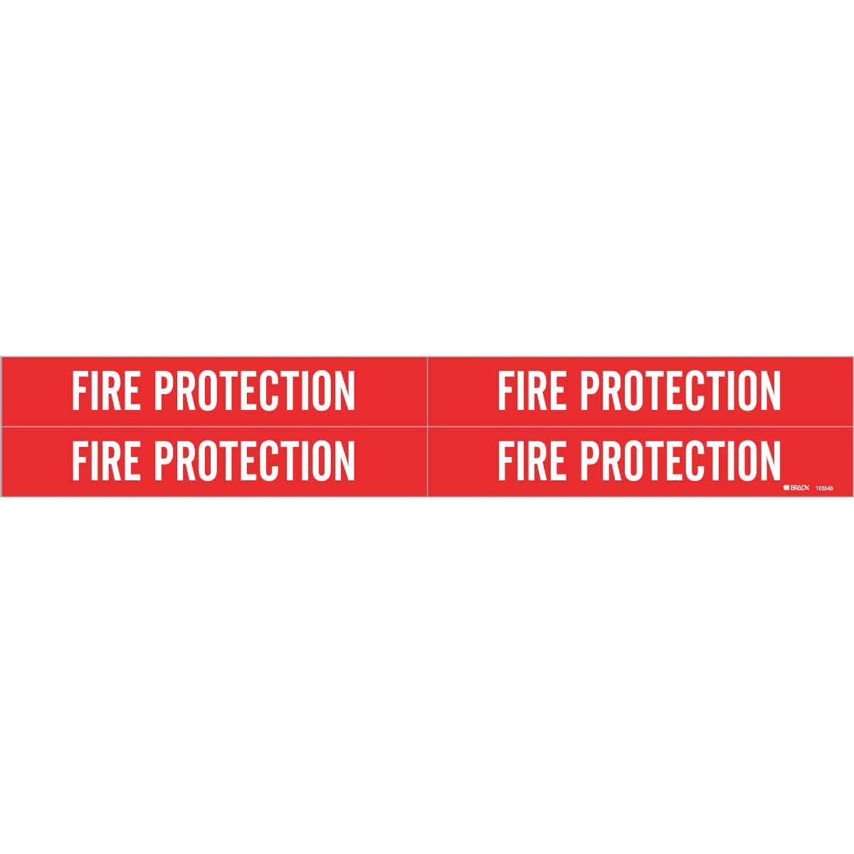 103546 DP- B946 STY4 WHT/RED FIRE PROTECTION