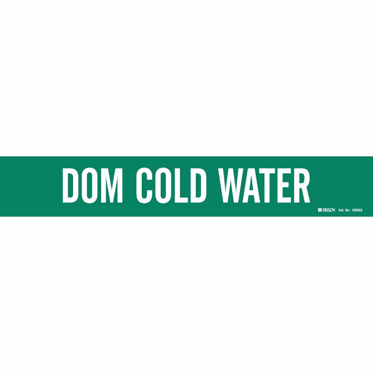 103553 DP- B946 STY1 WHT/GRN DOM COLD WATER