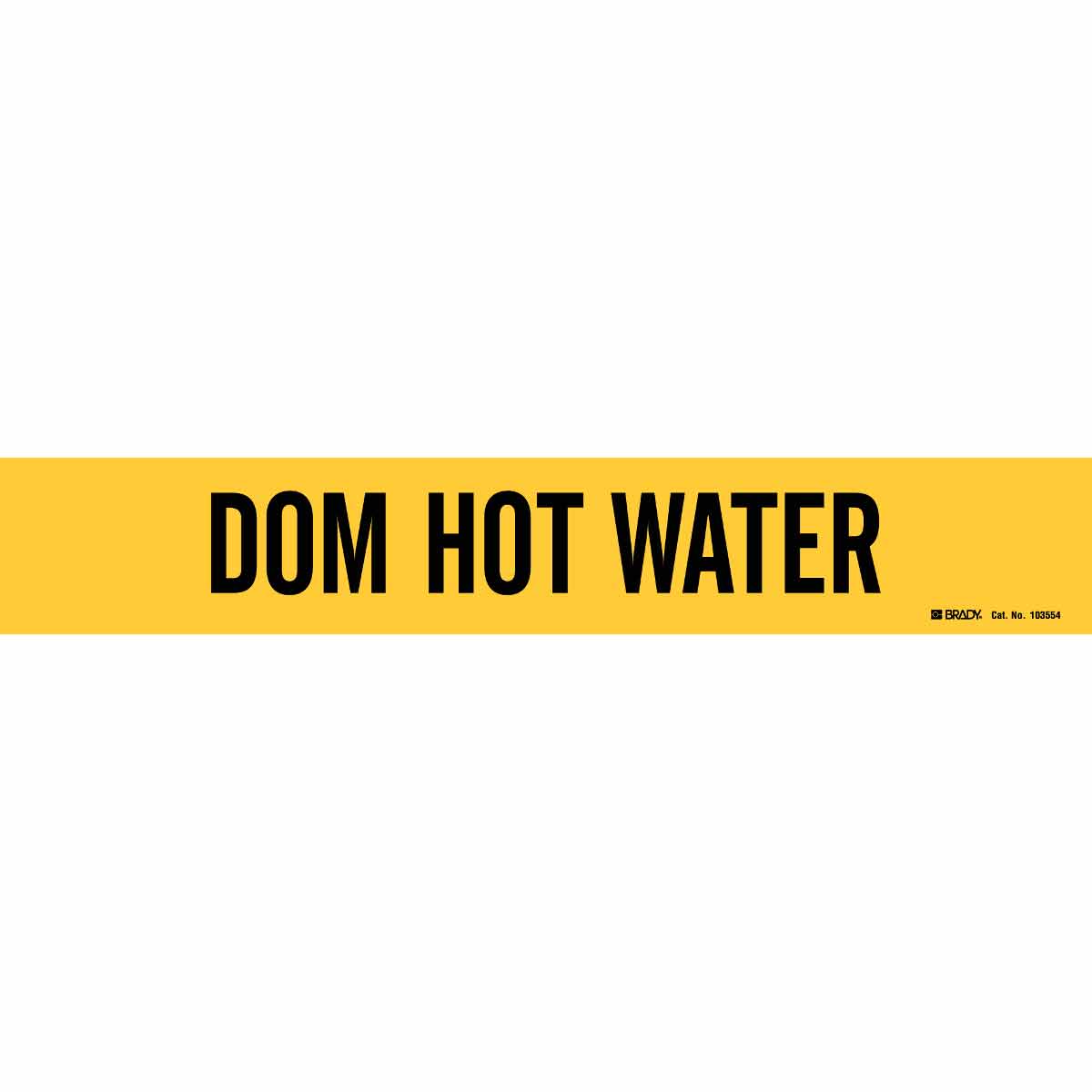 103554 DP- B946 STY1 BLK/YEL DOM HOT WATER