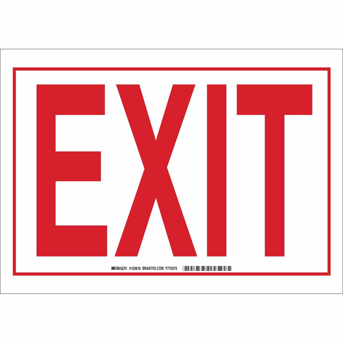 103618 B401 10X14 RED/WHT