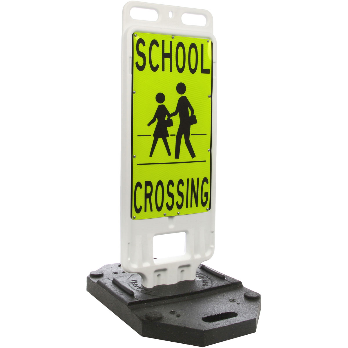 103708 SIGN-PLAS,14WX40,YEL/GRN,DMD GRD,SCHOOL
