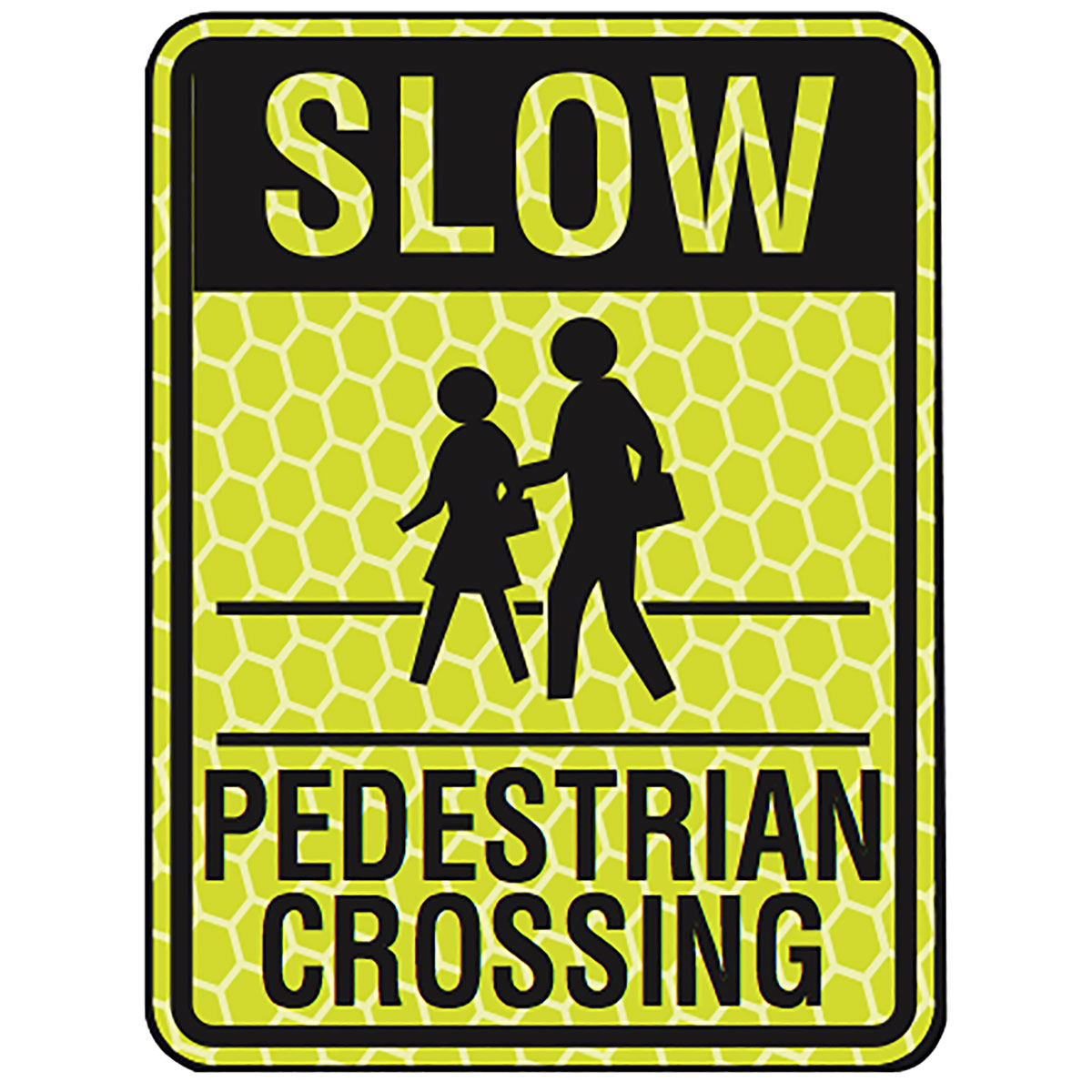 Brady Part: 103712 | SLOW Slow Pedestrian Crossing sign
