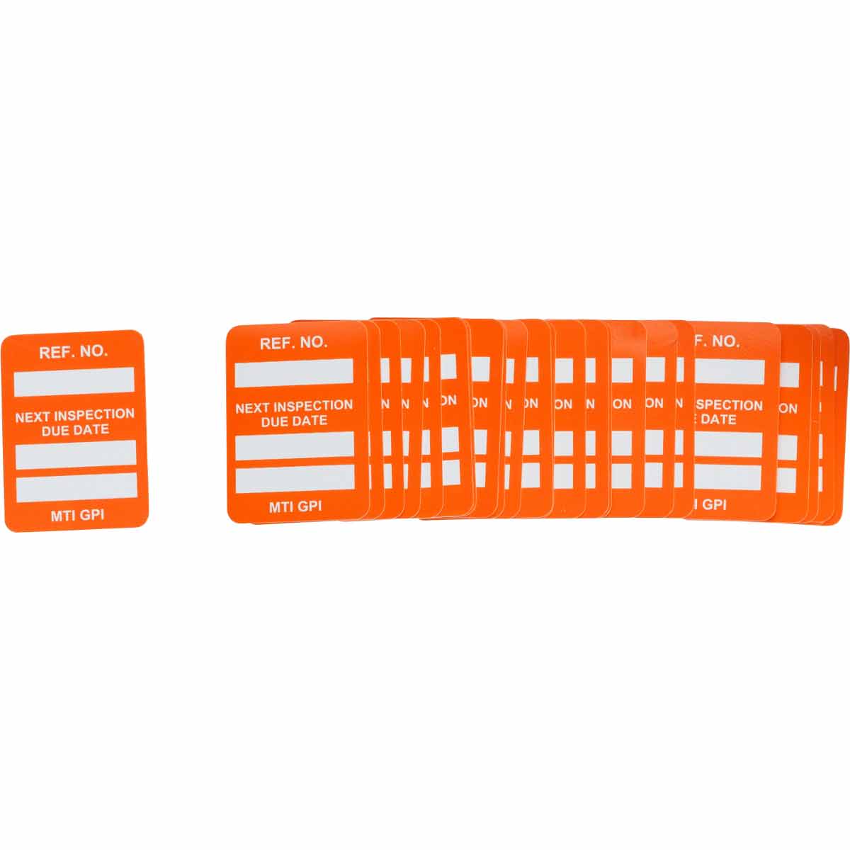 MIC-MTIGPI O MICROTAG,NEXT INSPECTION,1.75X1.25,ORANG