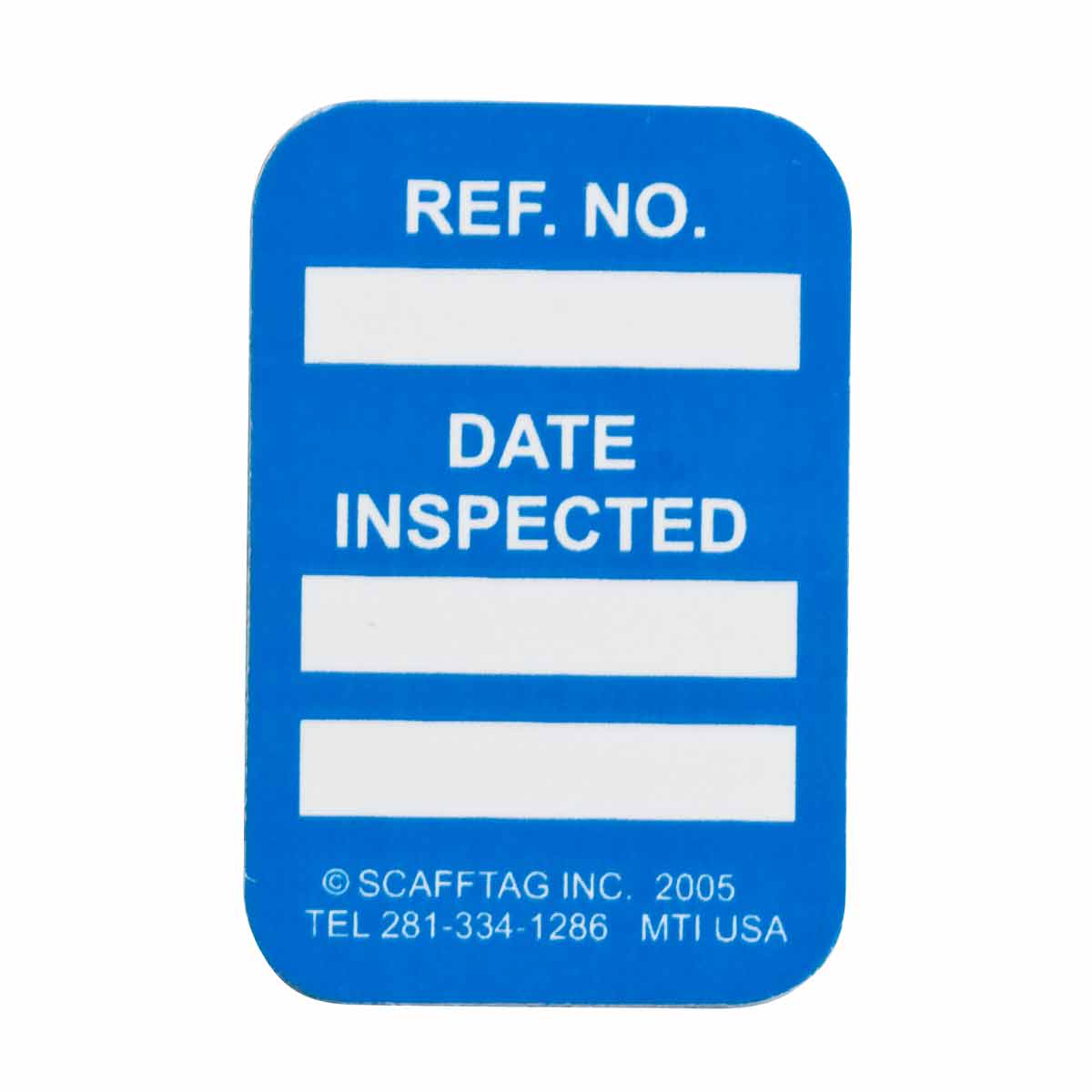 MIC-MTIUSA B MICROTAG,DATE INSPECTED,1.75X1.25,BLUE